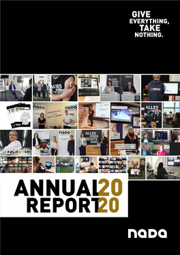 NAD a . Jahresbericht 2020 NAD a . Annual R Eport 2020