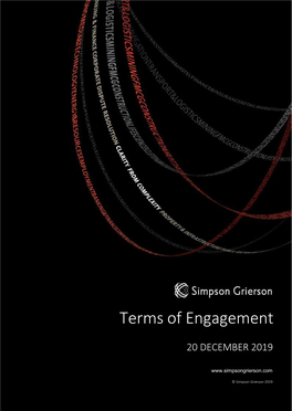 Terms of Engagement