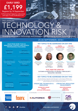 Technology & Innovation Risk