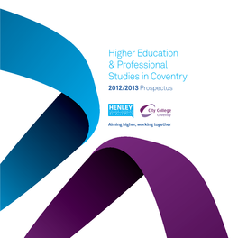 Higher Education & Professional Studies in Coventry