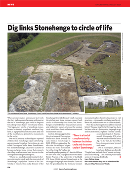 Dig Links Stonehenge to Circle of Life A