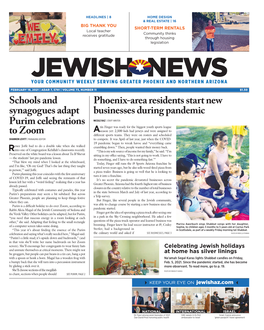 Schools and Synagogues Adapt Purim Celebrations to Zoom Phoenix-Area