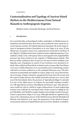 Contextualization and Typology of Ancient Island Harbors in the Mediterranean: from Natural Hazards to Anthropogenic Imprints