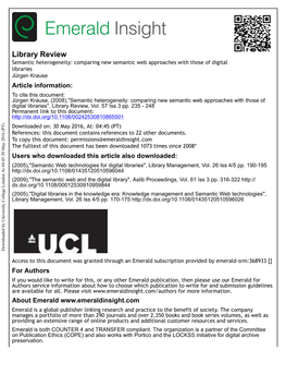 Comparing New Semantic Web Approaches with Those of Digital