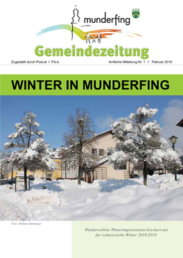 Winter in Munderfing