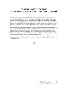 Stations of the Cross for Global Justice and Reconciliation