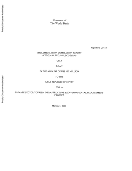 World Bank Document