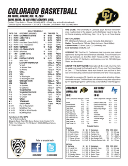 CU GAME NOTES Air Force.Indd