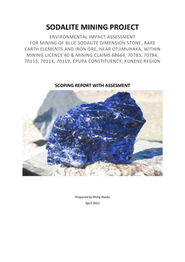 Sodalite Mining Project