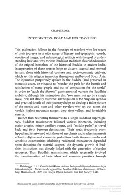 Introduction: Road Map for Travelers