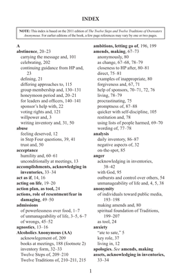 Index for OA 12 & 12