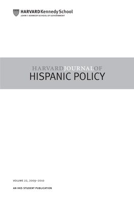 HKS Journal of Hispanic Policy