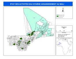 État Des Activités Eau Hygiène Assainissement Au Mali