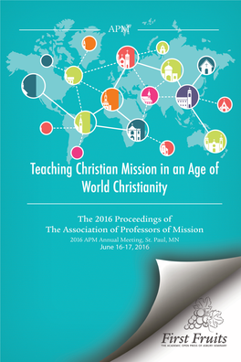 Teaching Christian Mission in an Age of World Christianity