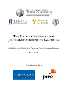 The Illinois International Journal of Accounting Symposium