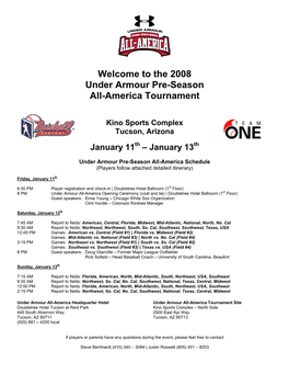 The 2008 Under Armour Pre-Season All-America Tournament