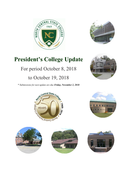 President's College Update