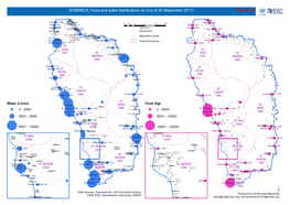 DOMINICA: Food and Water Distributions (To End of 30 September 2017) MA610 V6