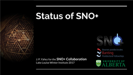 Status of SNO+