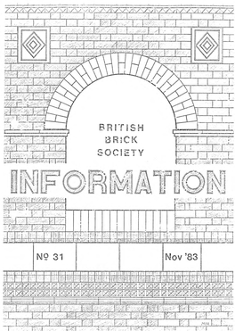 No 31 Nov '83 BRITISH BRICK SOCIETY