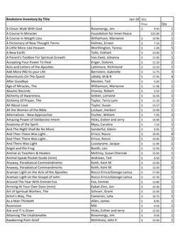 2018 01 WED Bookstore Inventory