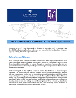 Education and the Law