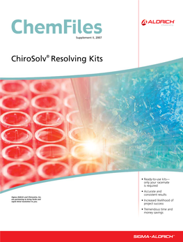 Chirosolv Resolving Kits