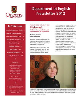 Newsletter 2012