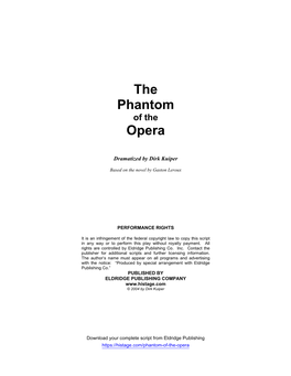 The Phantom Opera