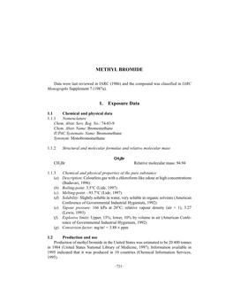 Methyl Bromide