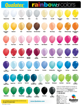 Qualatex Color Chart