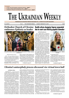 The Ukrainian Weekly, 2019