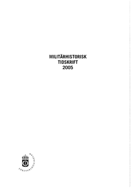 Militärhist0risk Tidskrift 2005