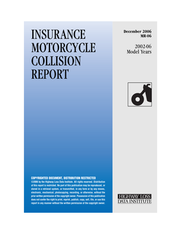 Insurance Motorcycle Collision Report