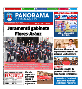 Juramentó Gabinete Flores-Aráoz