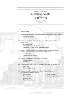 Liberal Arts Sciences