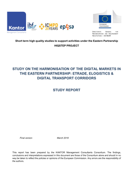 Hiqstep HDM-Etrade Elogistics Study Report FINAL