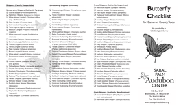 Cameron County TX Butterfly Checklist