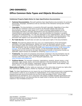 [MS-OSHARED]: Office Common Data Types and Objects Structures