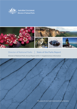 Director of National Parks State of the Parks Report