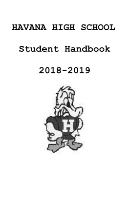 HAVANA HIGH SCHOOL Student Handbook 2018-2019