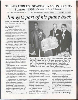 Jim Gets Part of His Plane Back (From the RECORD, Bergen, N.J., Thursday, May 14, L99e)