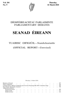 Seanad Éireann