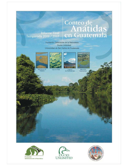 Informe De Conteos De Anátidas En Guatemala