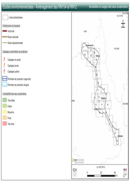 Etudes Environnementales - Aménagement Des RN154 Et RN12 Sensibilités Et Usages Des Eaux Souterraines