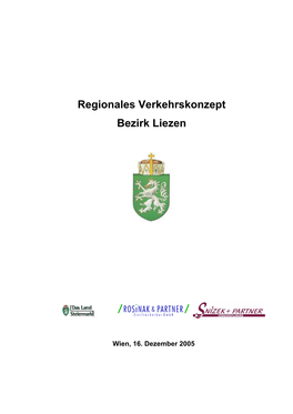 Regionales Verkehrskonzept Bezirk Liezen