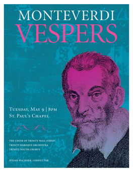Monteverdi Vespers