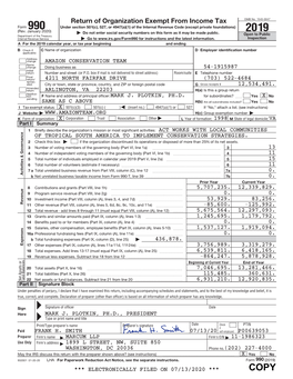 ACT 2019 Form 990 Public Disclosure Copy