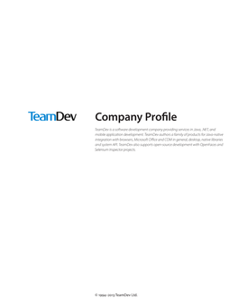 Company Profile