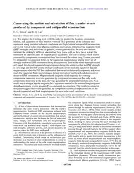 Concerning the Motion and Orientation of Flux Transfer Events Produced by Component and Antiparallel Reconnection D